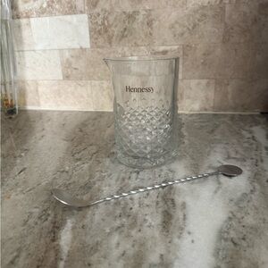 Hennessy Textured Ice Cup And Spoon